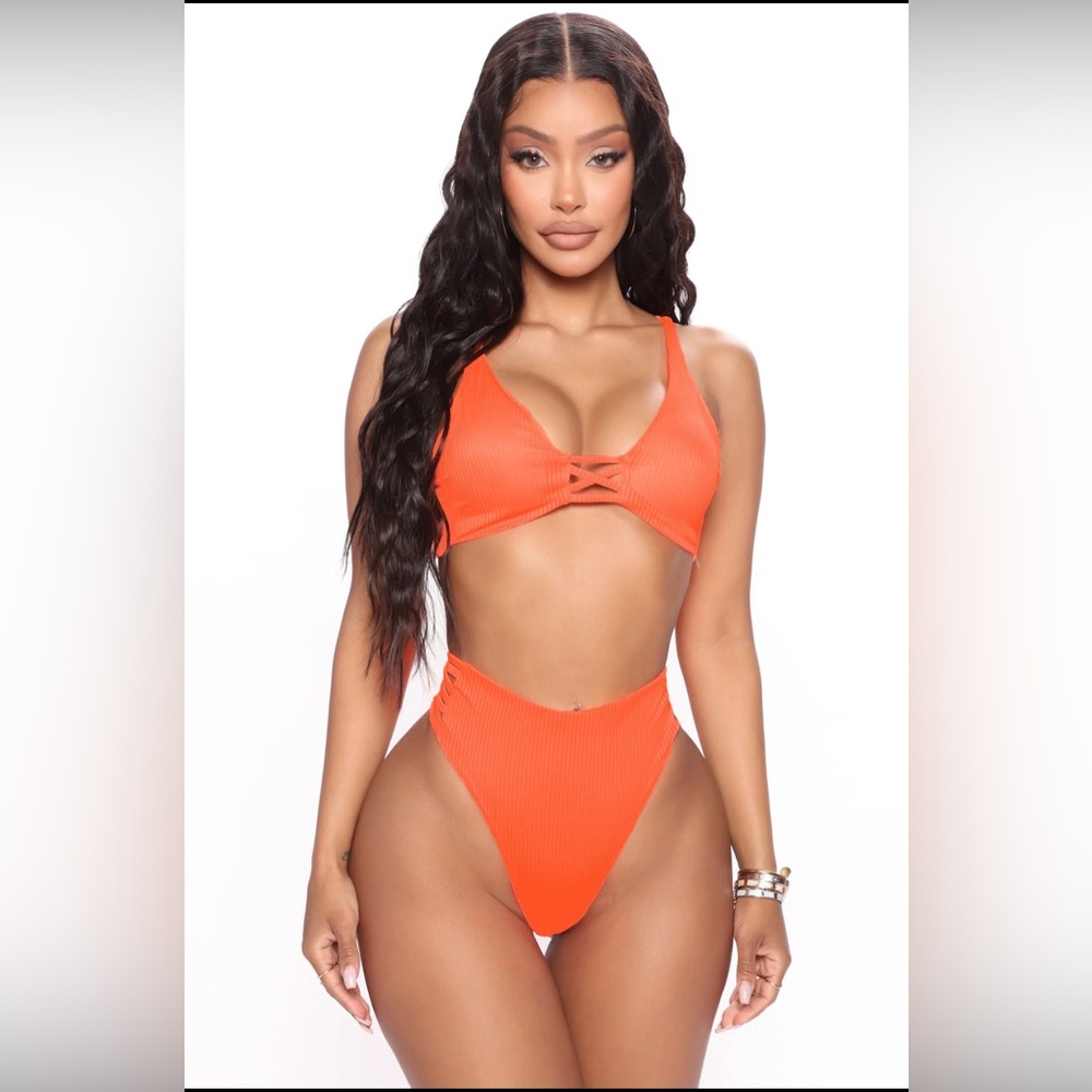 NWT Sunkissed Babe 2 Piece Bikini - Orange